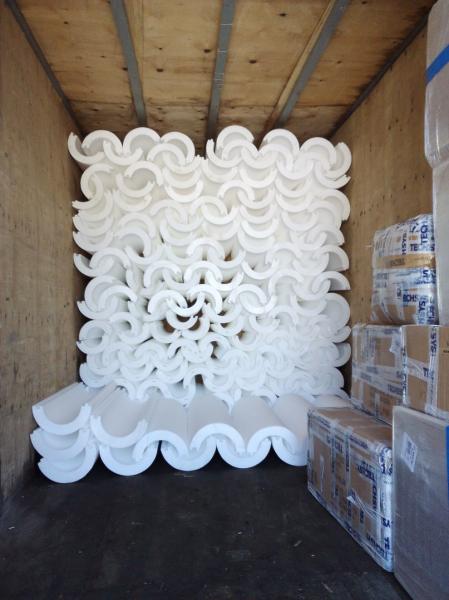 Утеплитель для труб водоснабжения,    скорлупа из пенопласта — фото 2